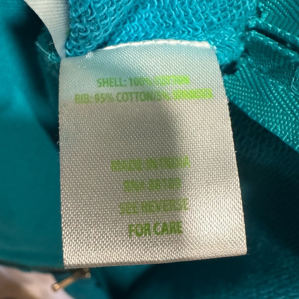 Lilly Pulitzer Luxletic Beach Comber Pulliver in Maldives Green Sz S - Picture 8 of 11